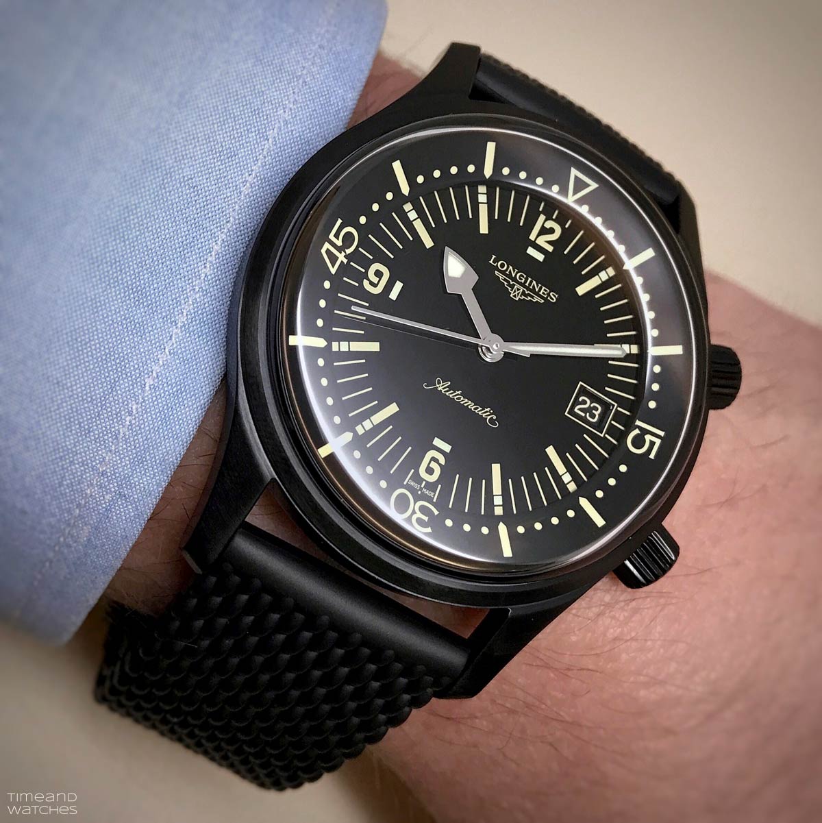 Longines - Legend Diver Black | Time and Watches | The watch blog