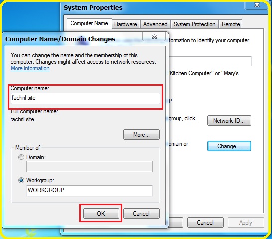 cara merubah atau mengganti nama komputer pada windows 7 cara merubah atau mengganti nama komputer pada windows 7