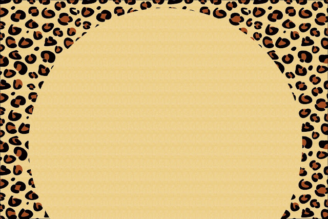 Piel de Leopardo: Invitaciones para Imprimir Gratis. Para hacer Invitaciones, Tarjetas o Marcos para Imprimir Gratis de Piel de Leopardo.