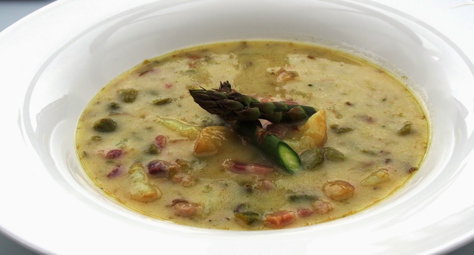 Asparagus chowder Kitchen Exile