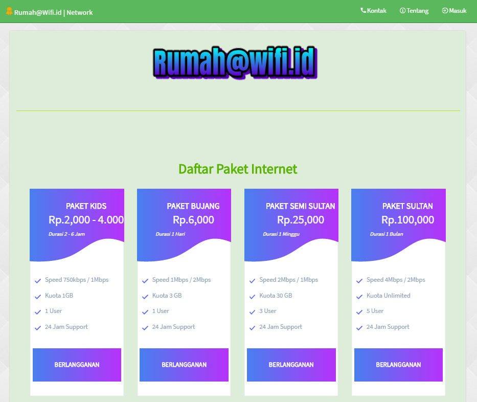 Template Hotspot Mikrotik Responsive + Boostrap Lengkap
