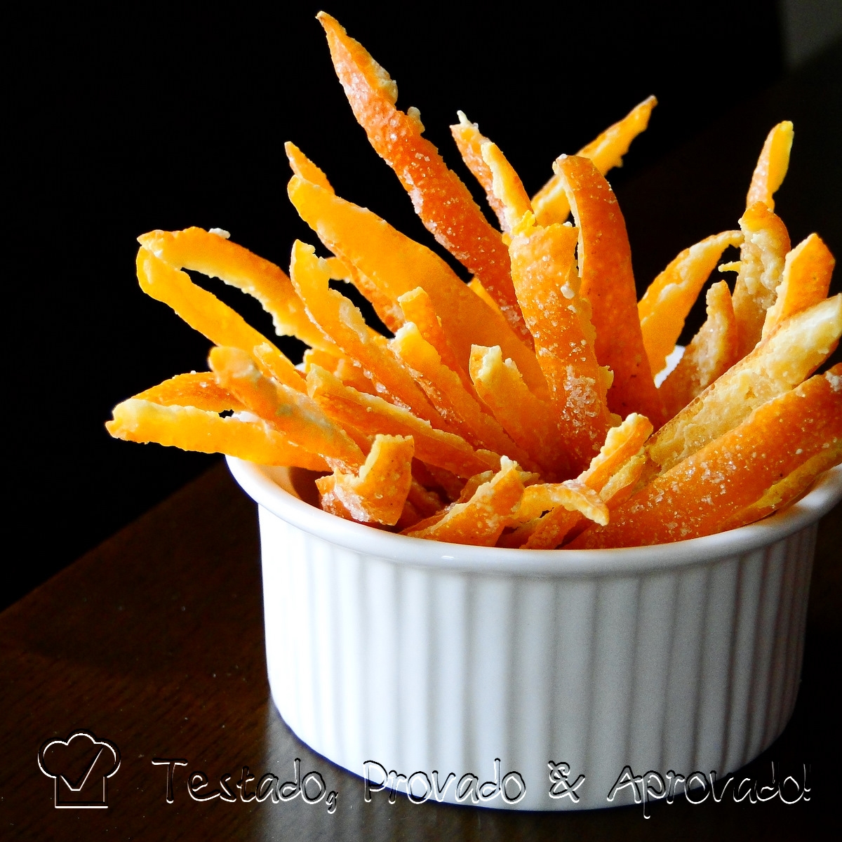 Testado, Provado e Aprovado!: CASCA DE LARANJA CRISTALIZADA