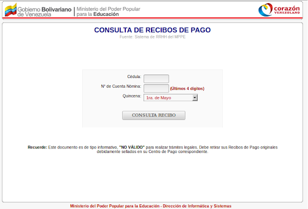 AUTOGESTIÓN RRHH.: CONSULTA DE RECIBOS DE PAGO: SIN TENER QUE COLOCAR LOS DIGITOS DE BANCO. O DIRECTO CON LOS 4 DIGITOS AUTOGESTIÓN RRHH.: CONSULTA DE RECIBOS DE PAGO: SIN TENER QUE COLOCAR LOS DIGITOS DE BANCO. O DIRECTO CON LOS 4 DIGITOS