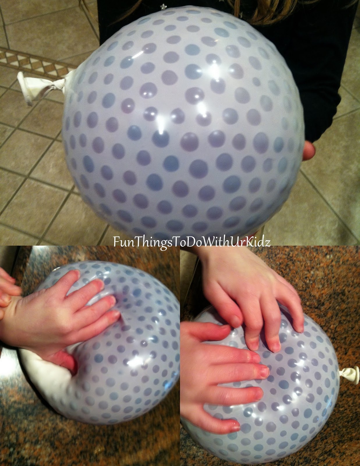 Sensory balloon with water beads