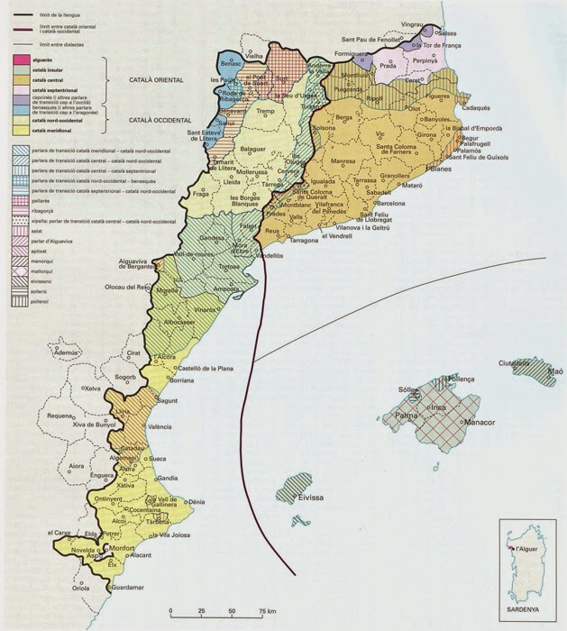 Distribució del català