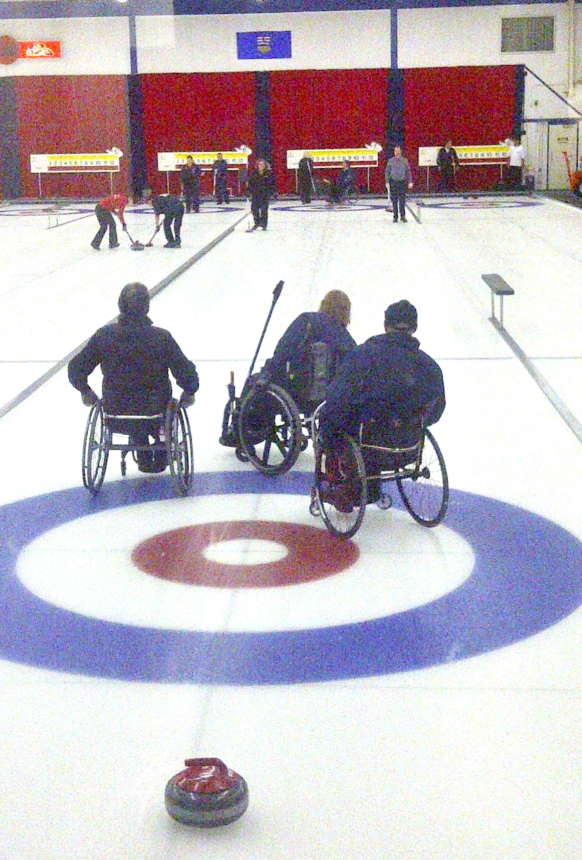 Wheelchair Curling Blog Calgary change of venue and Edmonton's ice is in