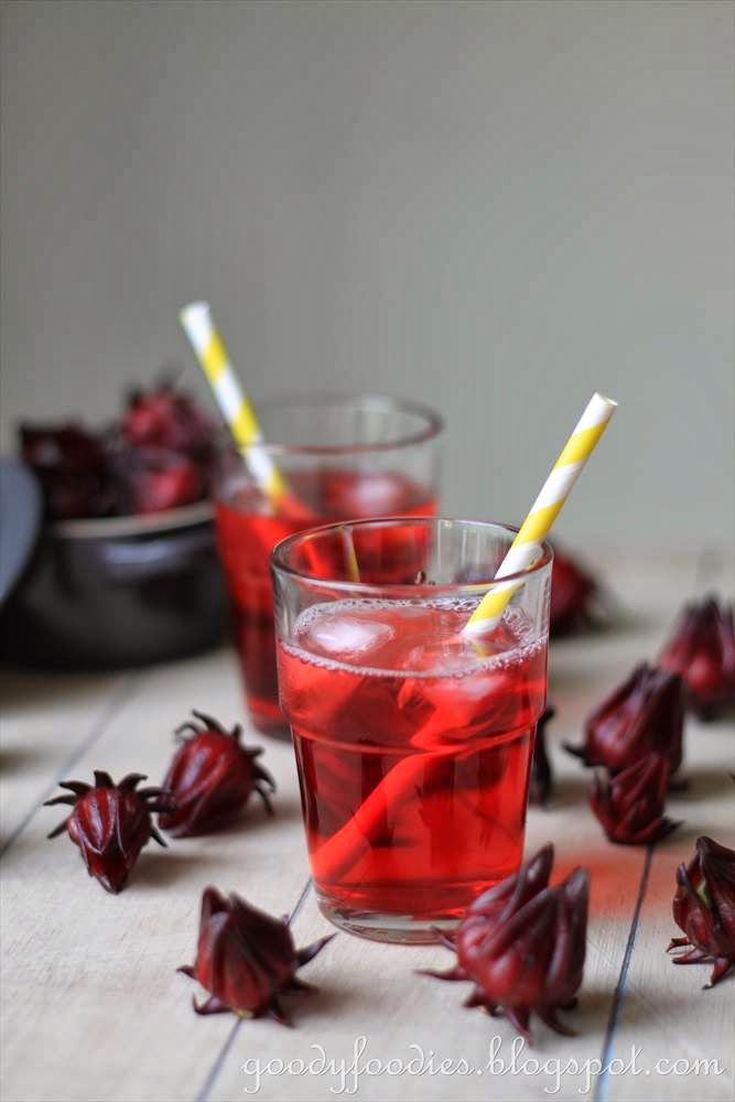 GoodyFoodies Recipe Roselle juice (Homemade "Ribena" drink)