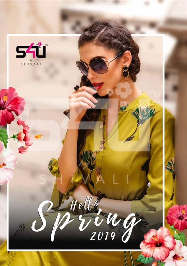 Hello Spring 2019 s4u Party wear Gown kurtis