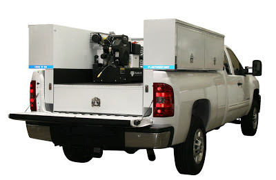 Service Body with Compressor, Welder, and Generator
