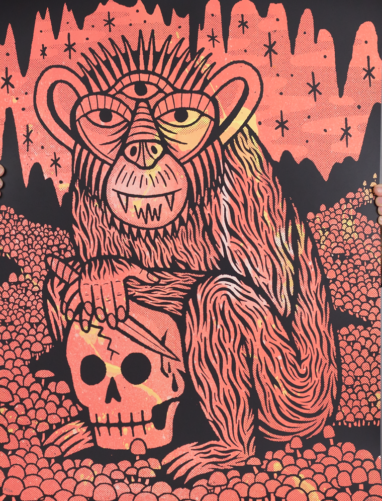 INSIDE THE ROCK POSTER FRAME BLOG Arna Miller & The Half and Half