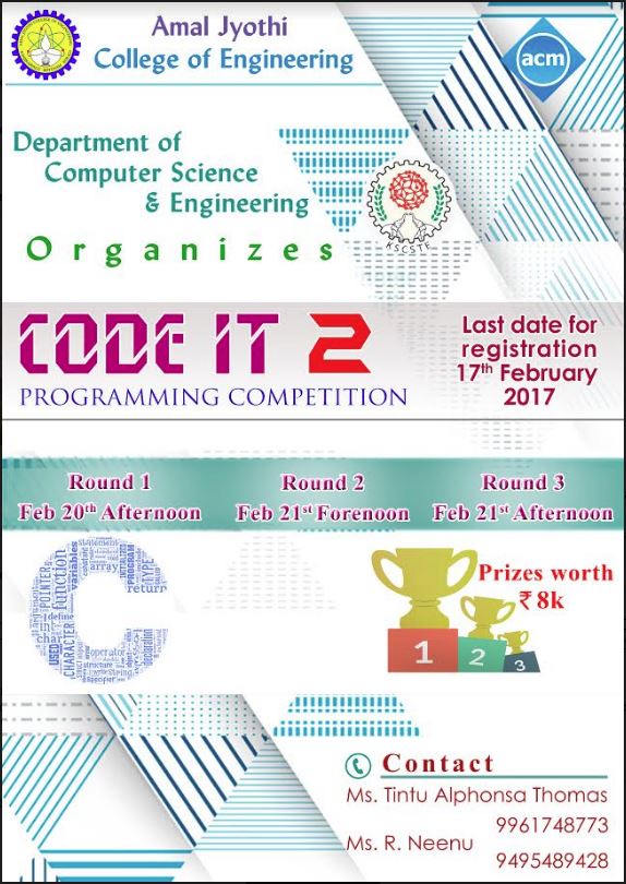 Coding Competition “CODEIT 2” Computer Science and Engineering