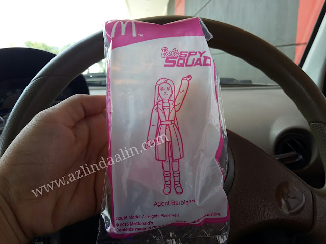 Hadiah Untuk Anak Aari Happy Meal McD Barbie Spy Squad dan HotWheels