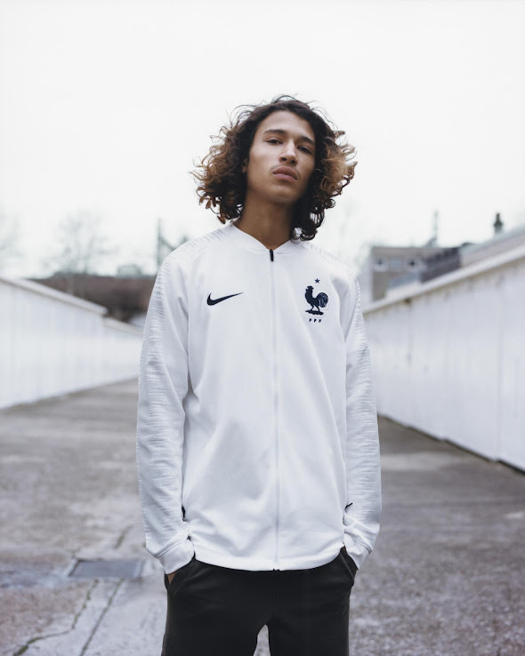 france anthem jacket white