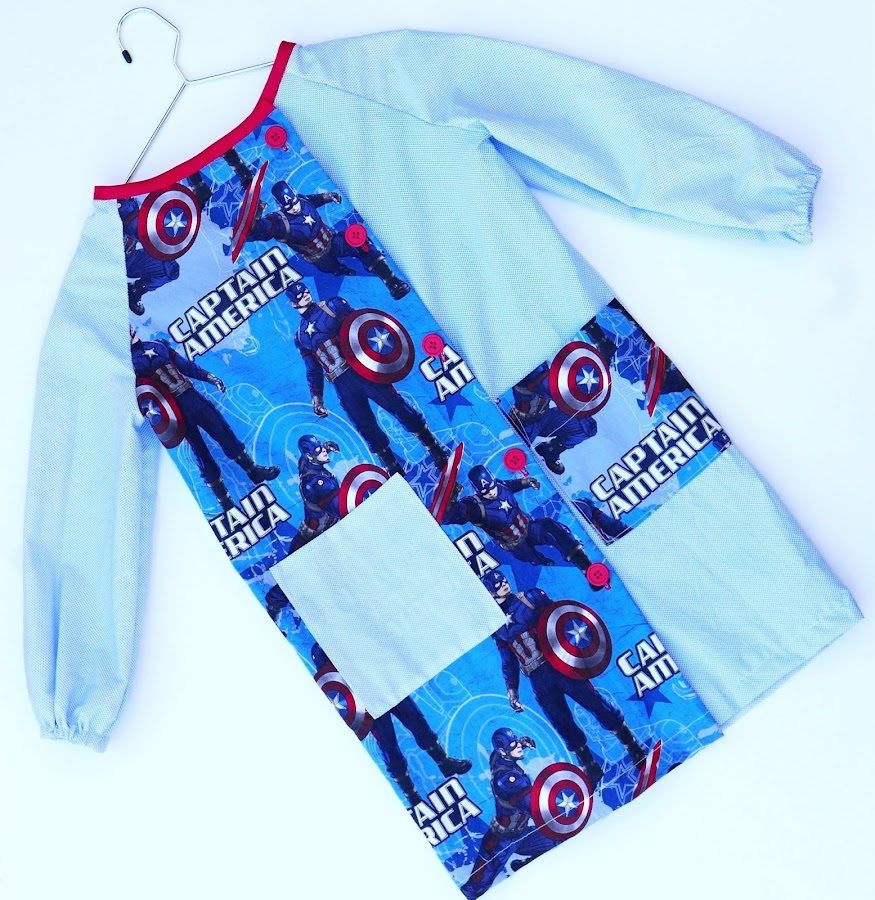 delantal colegio niños