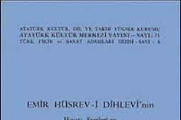 Emir Hüsrev-i Dihlevi'nin Hayatı, Eserleri ve Edebi Şahsiyeti Kitabını Pdf, Epub, Mobi İndir
