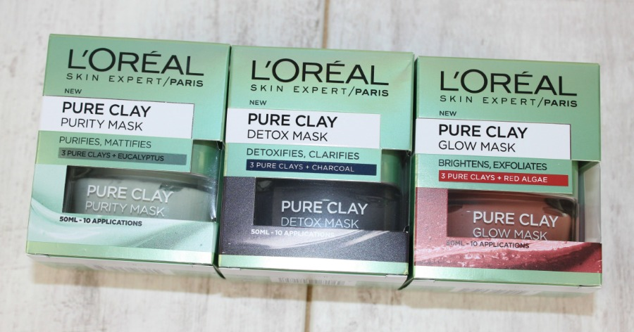 L'Oreal Pure Clay Masks Review Photos - Dupes? | Paradise Beauty