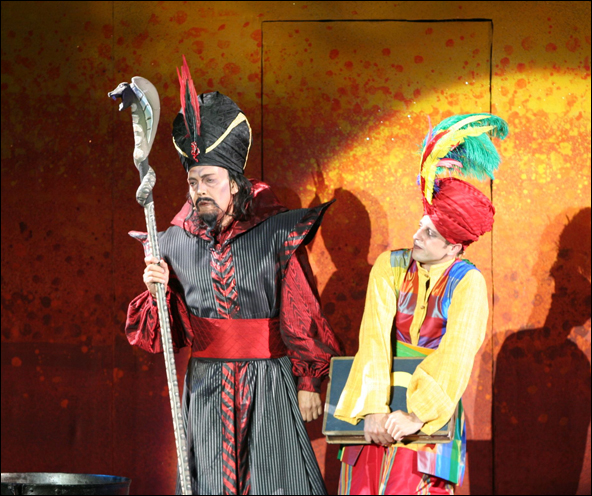 Jafar Aladdin Broadway Costumes Jafar iago aladdin the genie in a ...