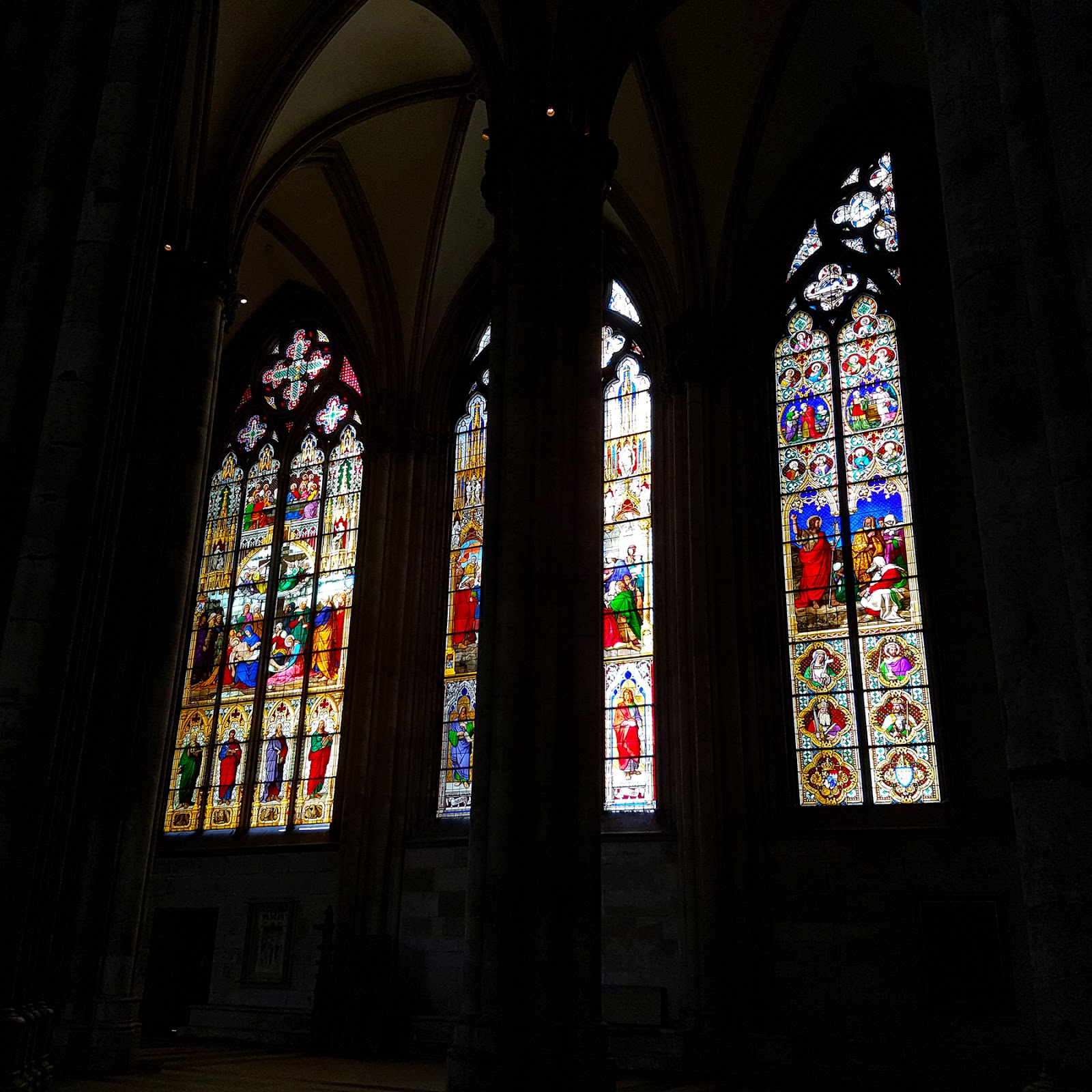 The Cologne Cathedral Stands Tall Amidst The Ruins Of The City