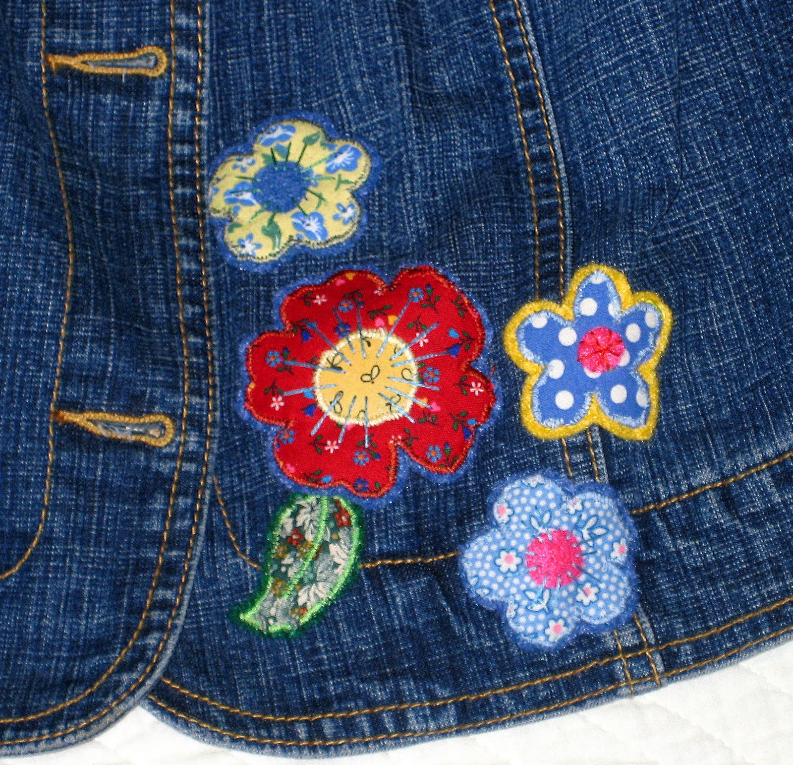 Some Really Neat Stuff Embellished Denim Jacket