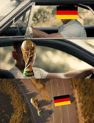 meme kekalahan german di piala dunia 2018
