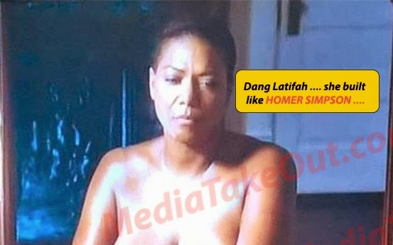 Queen Latifah bares breast in new movie - (see photo) .