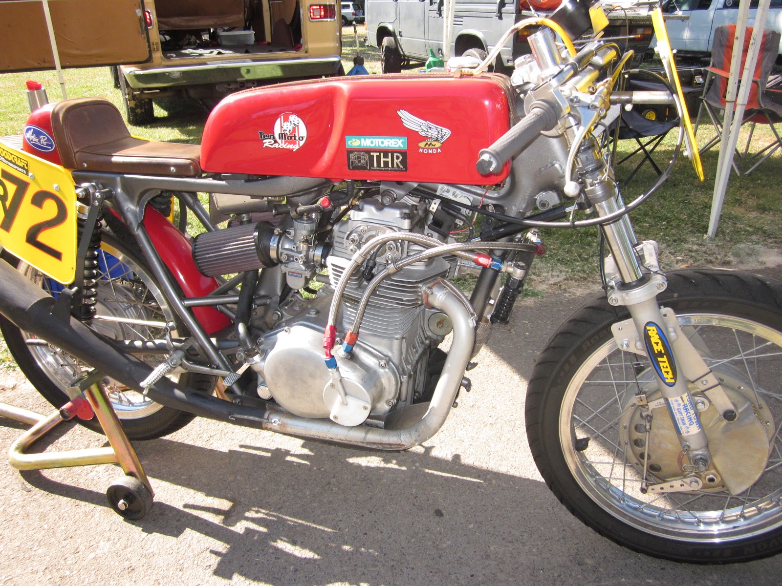 Honda cb 350 vintage race bike #1