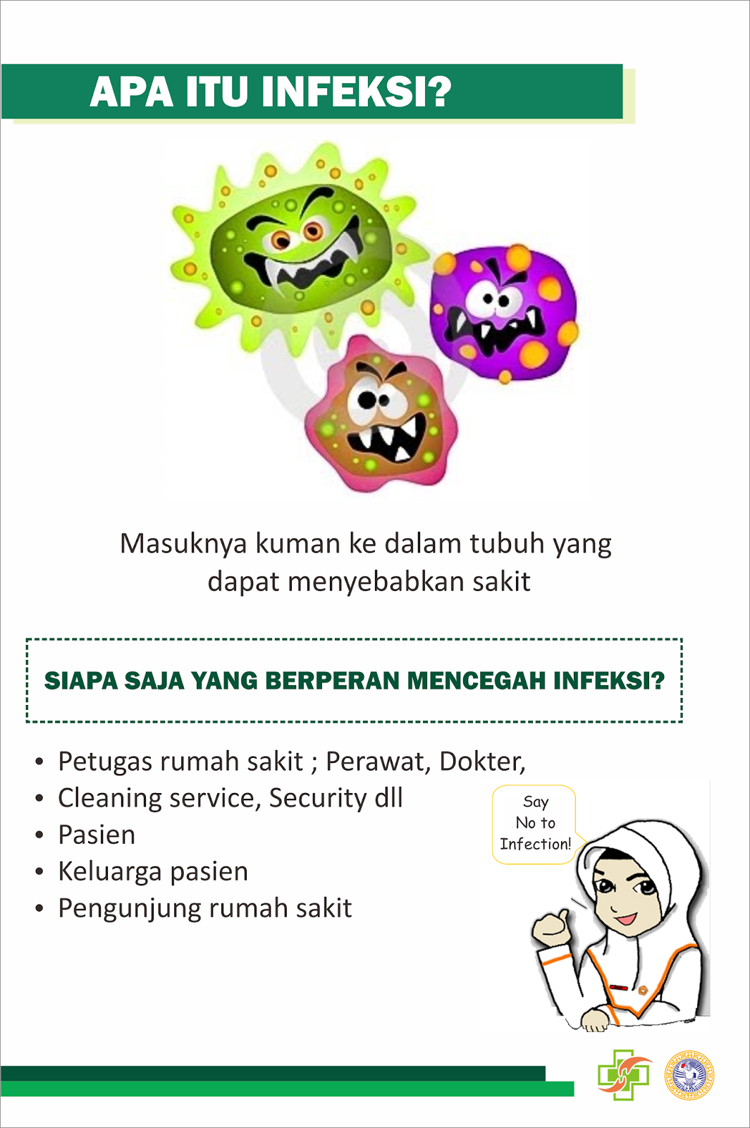 Materi Penyuluhan Pencegahan dan Pengendalian Infeksi (PPI) dan Flip chart askep