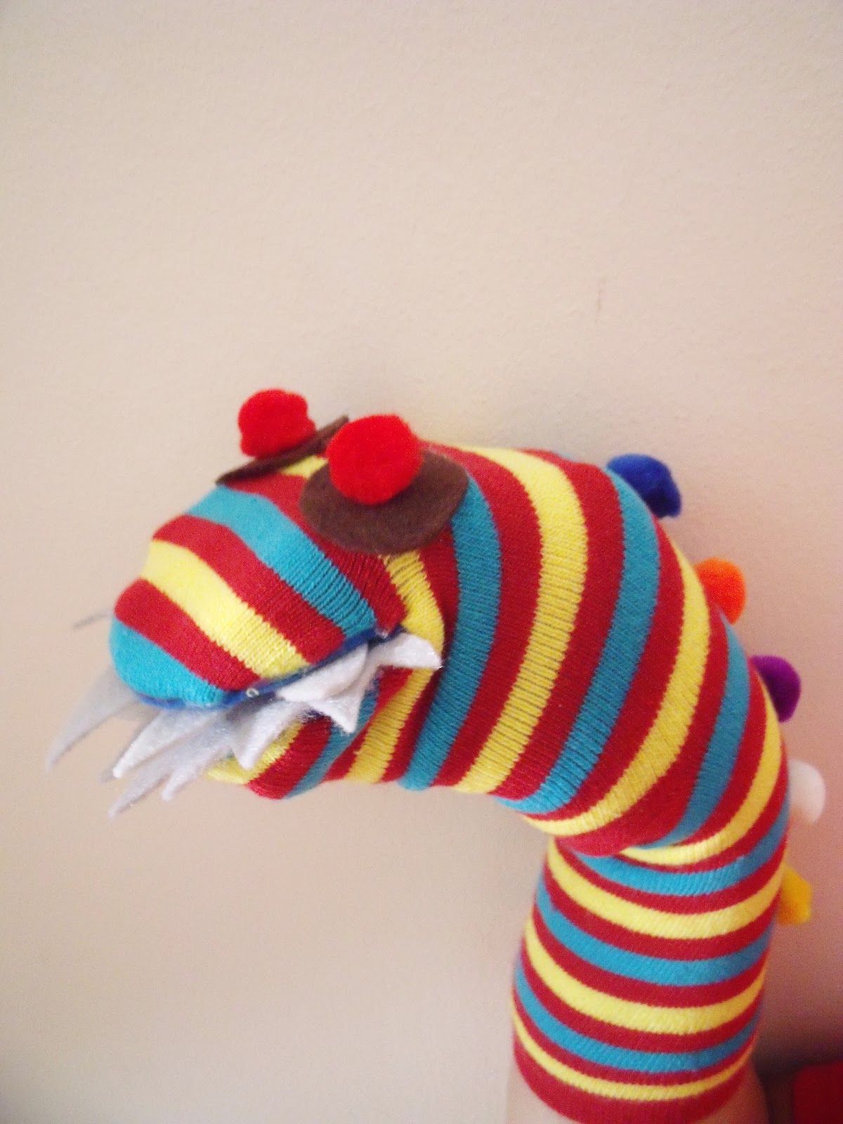 The Handmade Passion Socks puppets