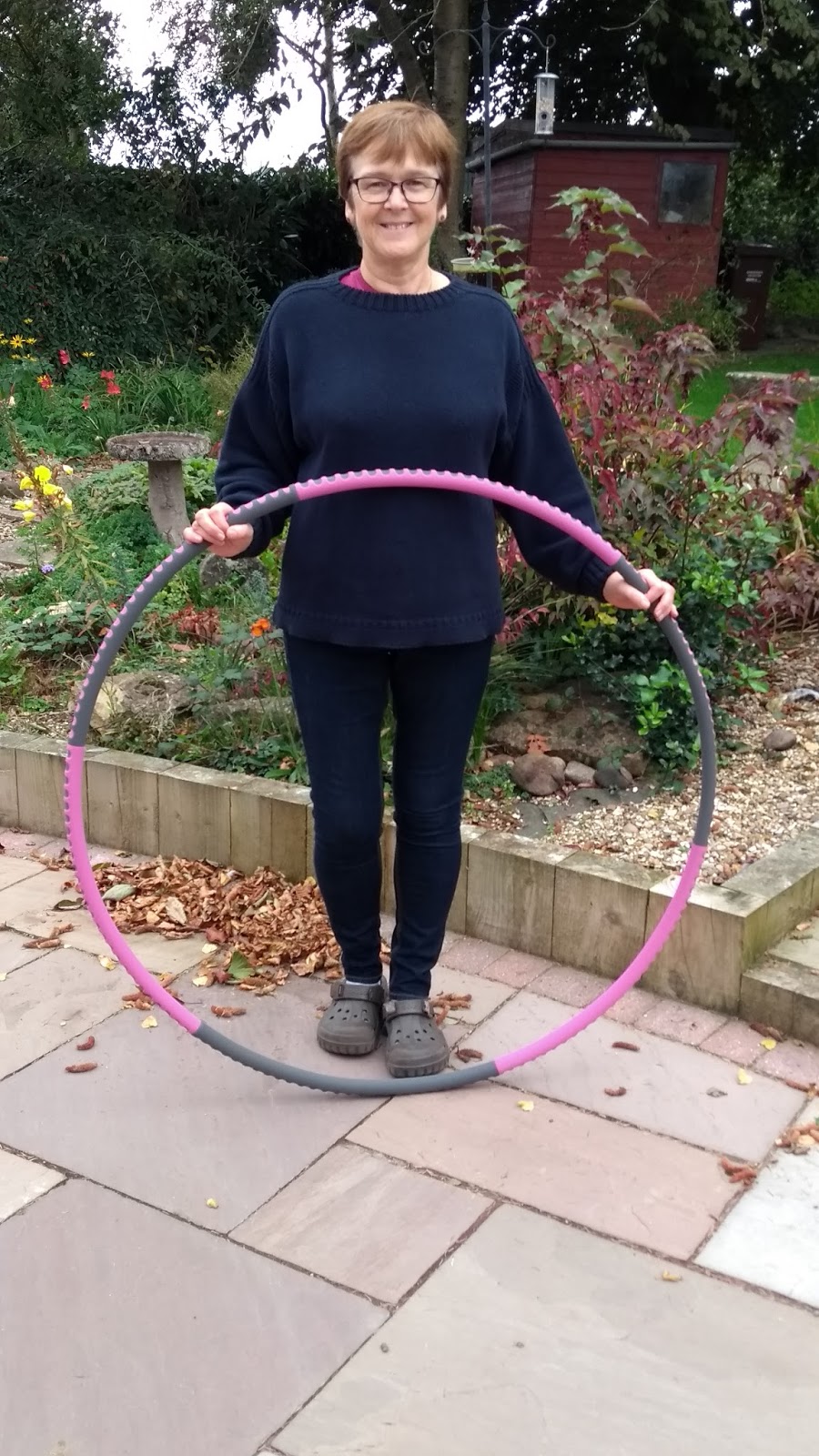 Stitch on the Line Hula Hooping for a trim waist