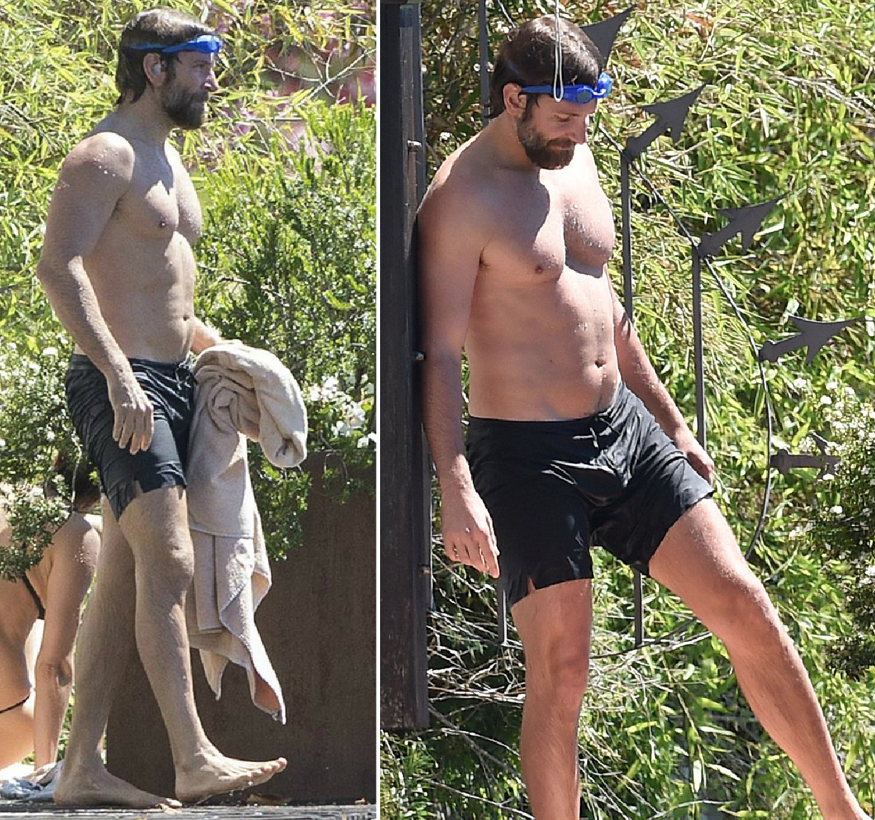 I was just going to post these pictures of Bradley Cooper. swimming in Ital...
