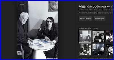 Alejandro Jodorowsky y Marilyn Manson.