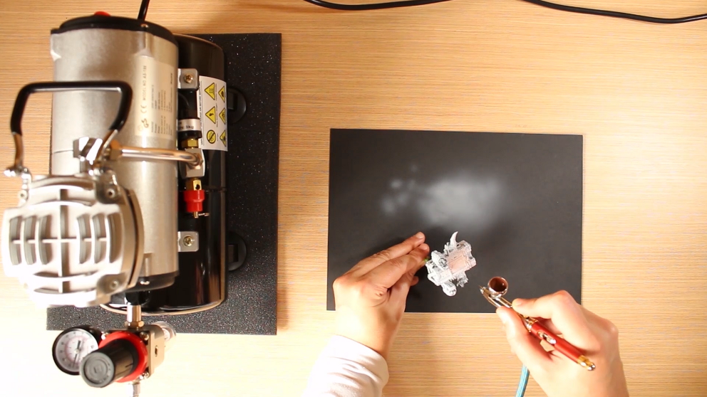 compresor con calderin aerografia