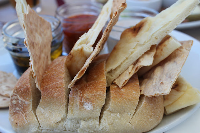 Blends + breads at Ponte Family Estate Winery, Temecula, Calif.