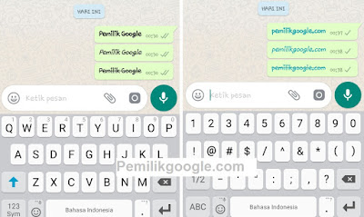 cara membuat chat whatsapp unik
