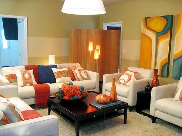 Tips for filling your living room color