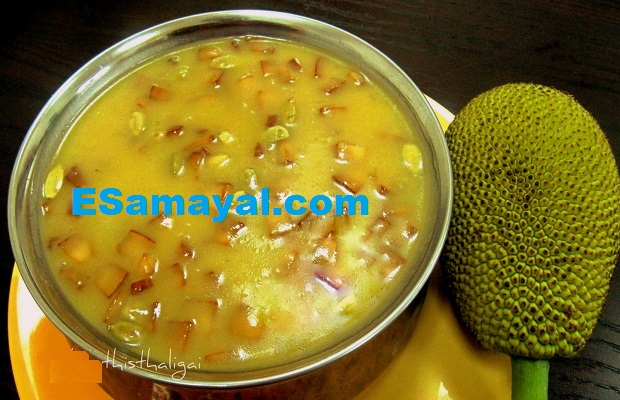 பலாப்பழம் பாயாசம் செய்முறை / Jackfruit Payasam Recipe !