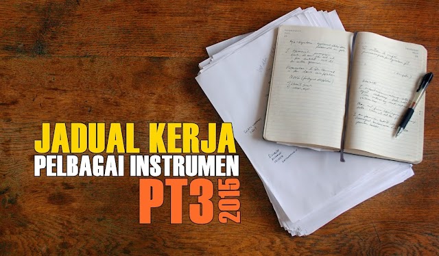 Jadual Kerja Pelbagai Instrumen Sejarah PT3 2015
