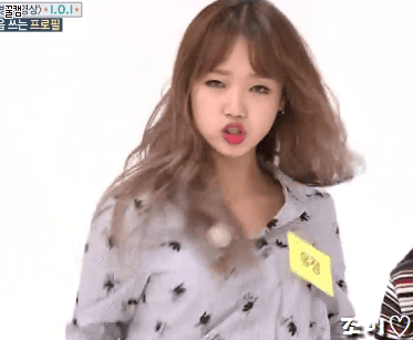 주간아이돌 미방영상 씨엘 따라하는 아이오아이 유정이 ㅋㅋㅋㅋ.gif | 인스티즈