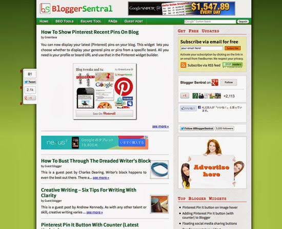  BloggerSentral