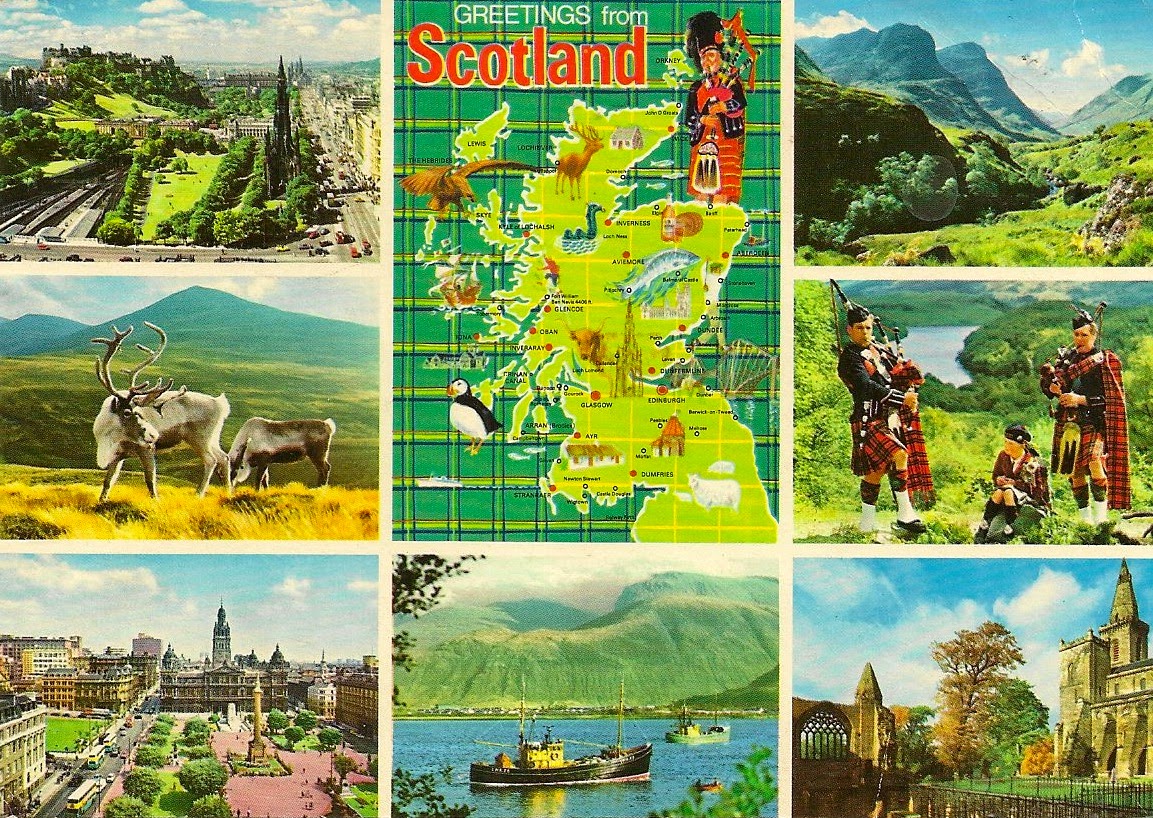 Uibles A Family Blog 1984 Scotland postcard from HH, Jean Oct.2