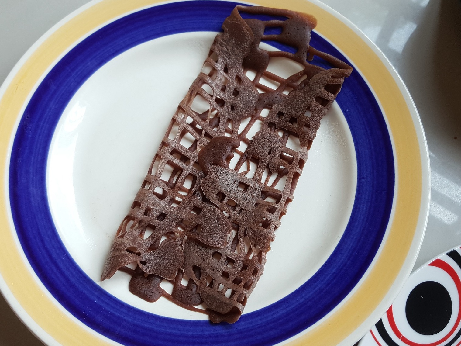 The Informal Chef Chocolate Roti Jala With Caramelised Bananas 焦糖香蕉巧克力网煎饼
