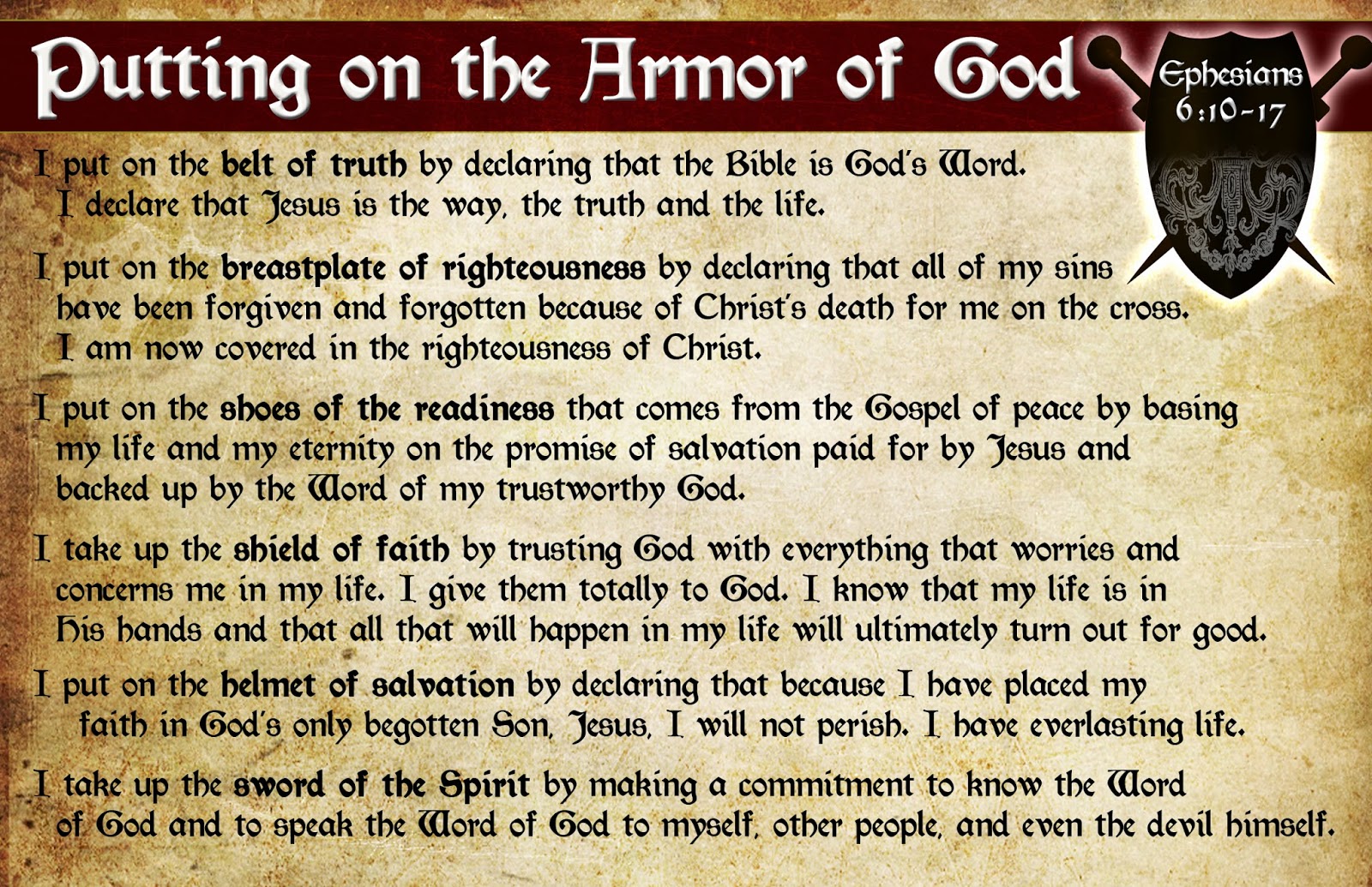 The Minarcik Ministries Armor Of God ephesians-6-14-17-wellspring-christian-ministries
