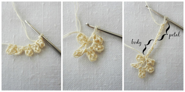 Flower Crochet Earrings - free pattern