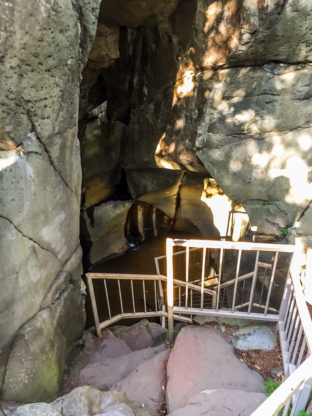 Wisconsin Explorer Hiking the Potholes Trail at Interstate State Park