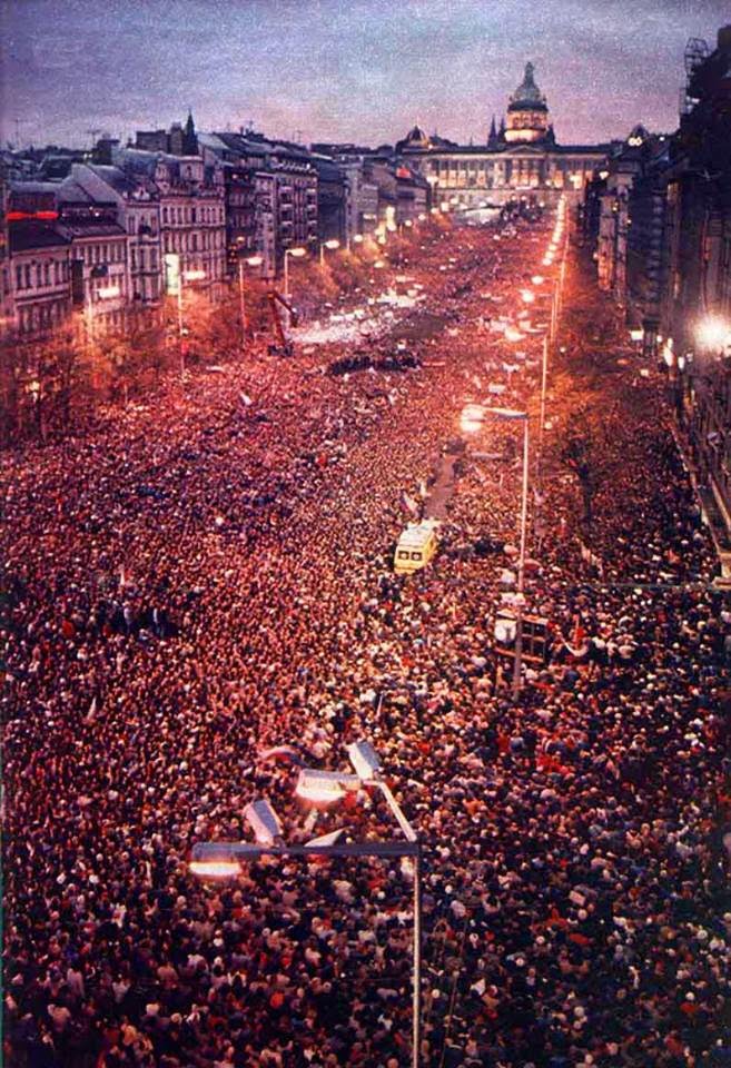 amudu Exactly 25 years ago in Czechoslovakia "Velvet revolution"