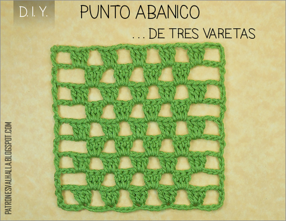 Punto Abanico A Crochet Foto Tutorial Diagrama Patrones Valhalla Patrones Gratis De Ganchillo