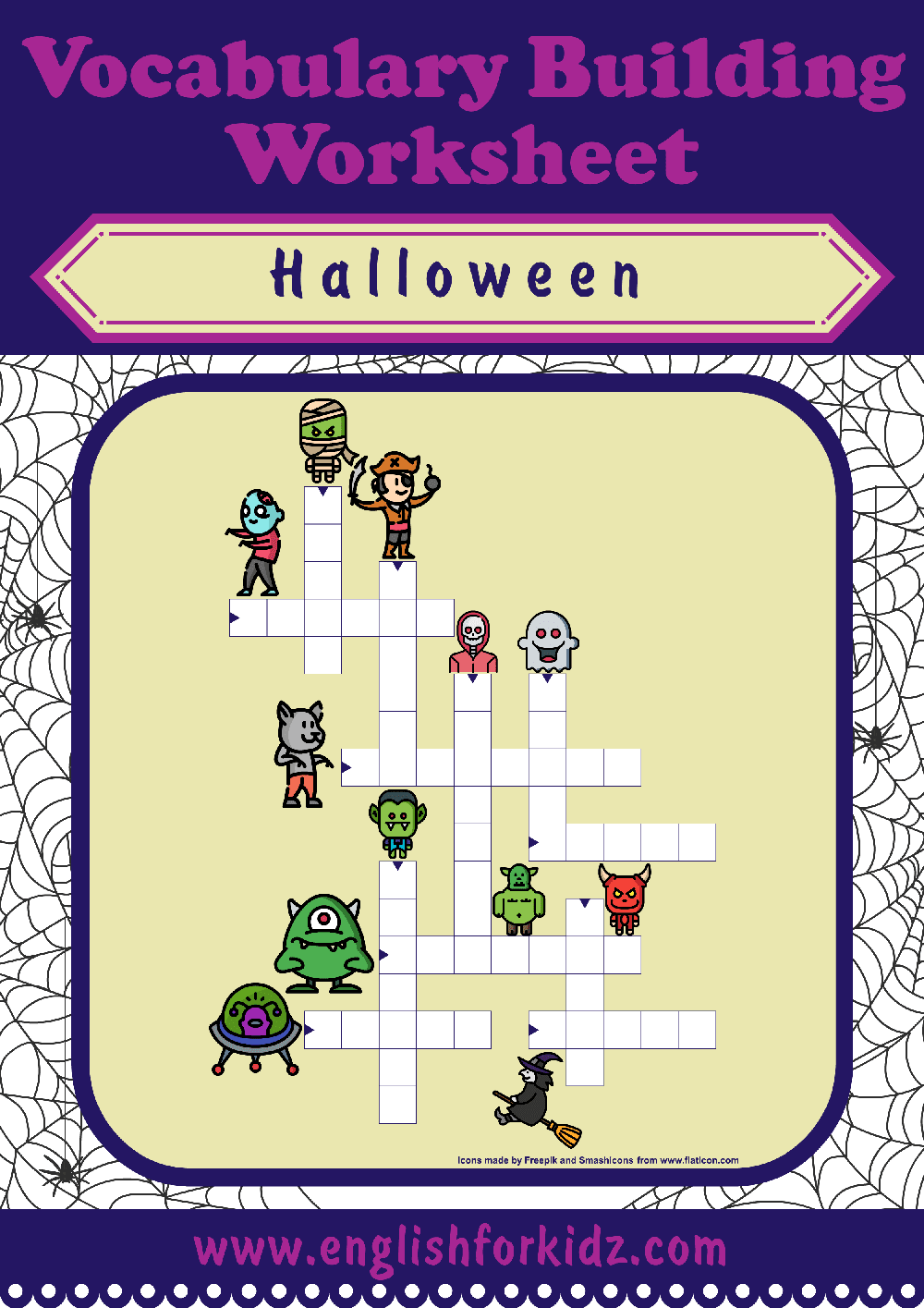 English For Kids Step By Step Printable Halloween Crossword Puzzles english-for-kids-step-by-step-printable-halloween-crossword-puzzles
