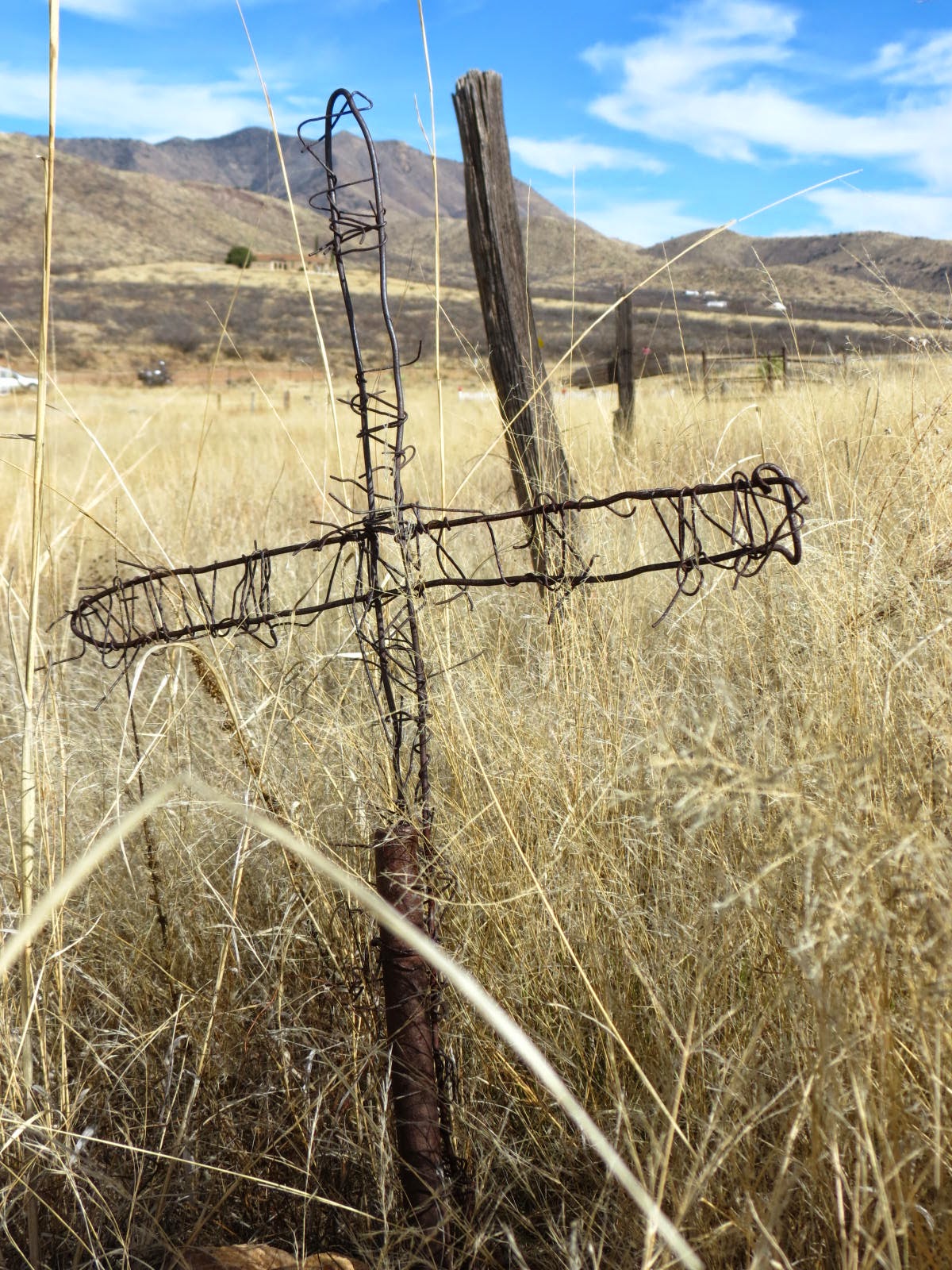 A Shot in the Light Pioneer Cemetery at Dos Cabezas, Arizona