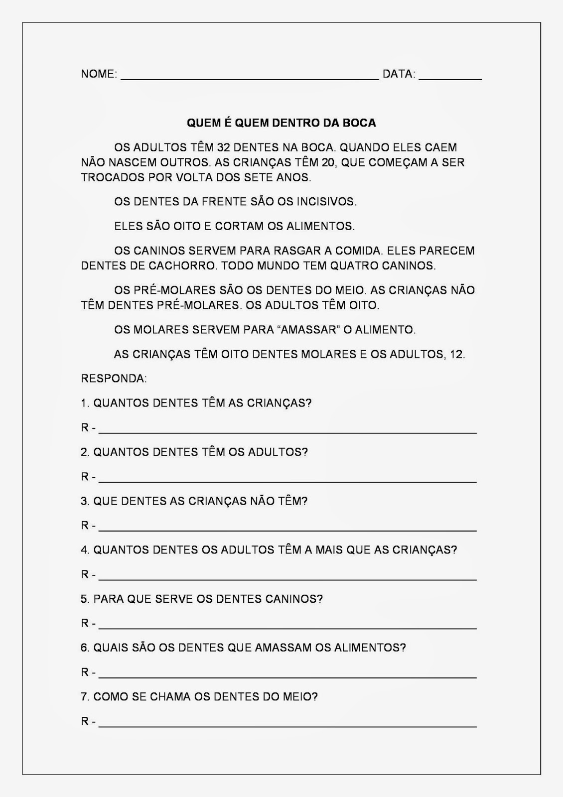 Textos Curtos para Interpretação Atividades de Alfabetização — SÓ ESCOLA Textos Curtos para Interpretação Atividades de Alfabetização — SÓ ESCOLA