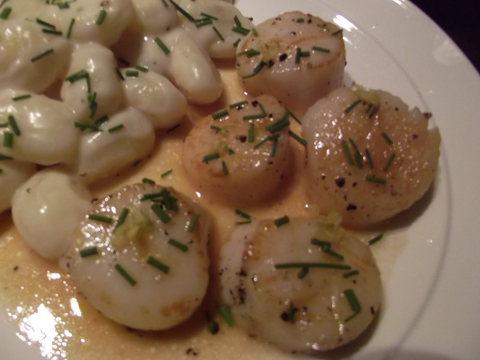 Kellie's Kitchen Scallops with White Wine Lemon Butter Sauce